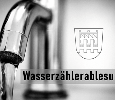 Wasserzählerablesung